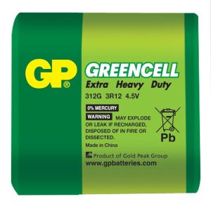 Цинк карбонова батерия GP  3R12 /1 бр. в опаковка/ блистер GREENCELL 4.5V GP - Image 2