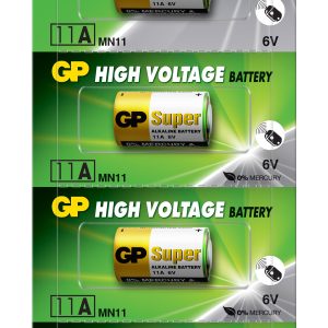 Алкална батерия GP А11 6V за дистанционни /5бр./pack цена за 1 бр./ - Image 2