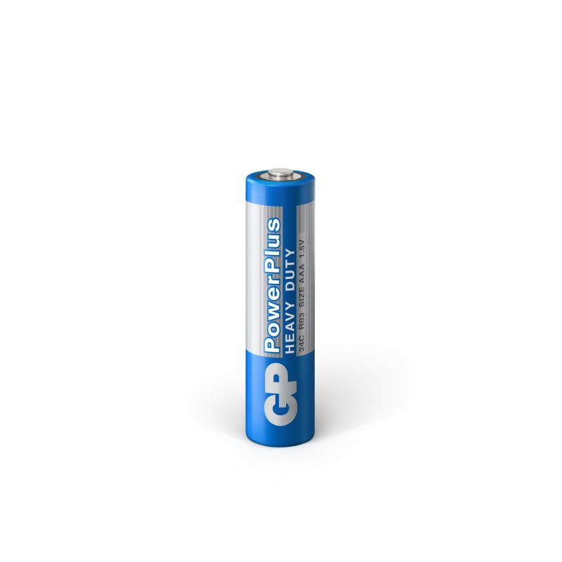 Цинк карбонова батерия GP POWERPLUS  R03 AAA 4 бр. shrink 1.5V - Image 2