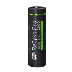 Акумулаторна Батерия GP R6 AA 2000mAh RECYKO + PRO Fast Flash GP-BR-210AAHCF-APCEB4 NiMH /до 500 цикъла/  4 бр. в опаковка GP - Image 4