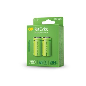 Акумулаторна Батерия ReCyko, Size C, LR14, 3000mAh, 1.2V - Image 2