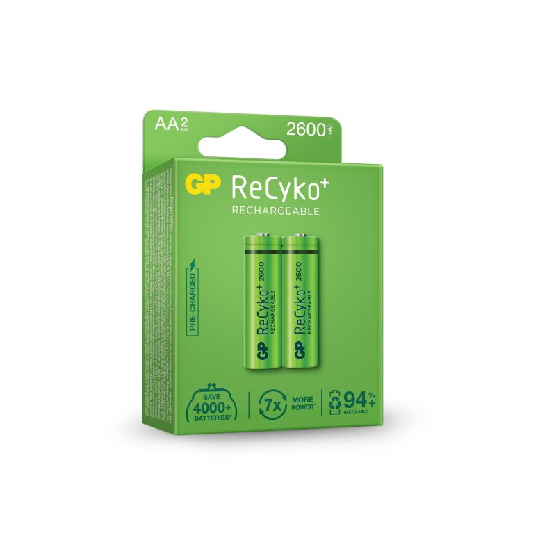Акумулаторна Батерия GP  R6 AA 2600mAh NiMH 2 бр. 270AAHCE-EB2  GP - Image 3