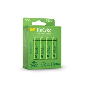 Акумулаторна Батерия GP  R6 AA 2600mAh NiMH 4 бр. 270AAHCE-EB4  GP - Image 3