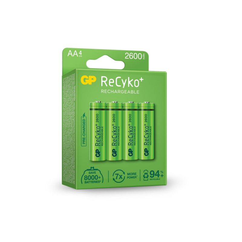 Акумулаторна Батерия GP  R6 AA 2600mAh NiMH 4 бр. 270AAHCE-EB4  GP - Image 3