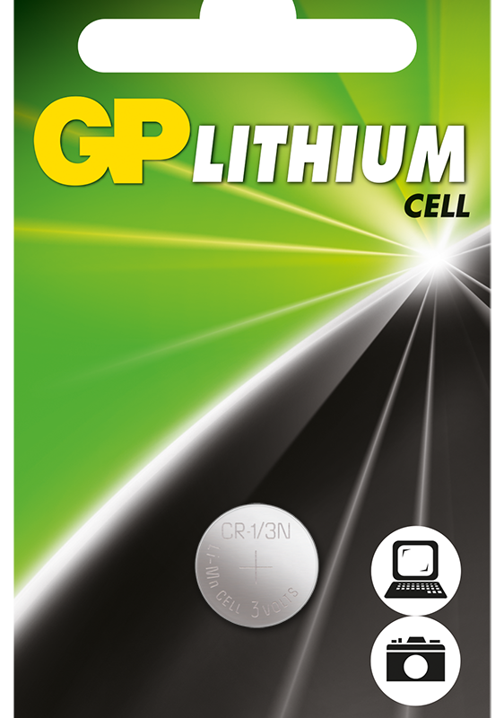 Литиева батерия GP CR-1/3N 3V за глюкомери и фото DL1/3N