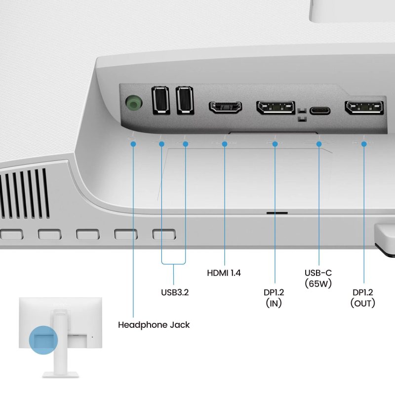 Монитор BenQ GW2486TC, 23.8", IPS, 1920x1080, 100Hz, Speaker 2 x 2W - Image 7