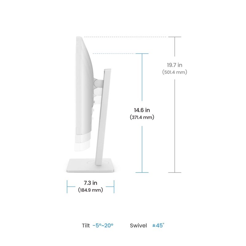 Монитор BenQ GW2486TC, 23.8", IPS, 1920x1080, 100Hz, Speaker 2 x 2W - Image 9