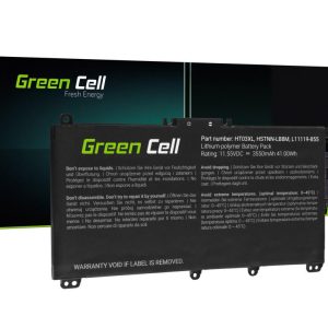 Батерия за лаптоп GREEN CELL, HP 250 G7 G8 255 G7 G8 240 G7 G8 245 G7 G8 470 G7, HP 14 15 17, HP Pavilion 14 15  HT03XL L11119-855  11,55V 3400mAh