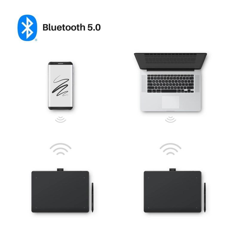 Графичен таблет HUION Inspiroy Frego М L610, Bluetooth - Image 3