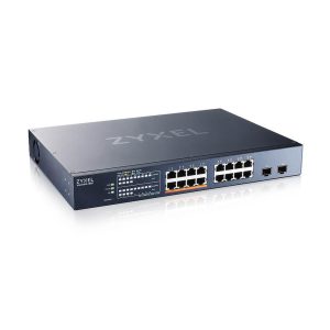 Суич ZyXEL XMG1915-18EP, 16-портов, 2x SFP, Gigabit, Управляем, , PoE