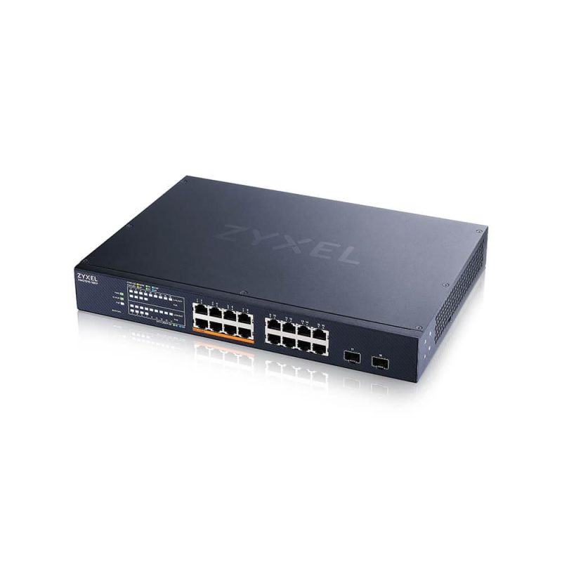 Суич ZyXEL XMG1915-18EP, 16-портов, 2x SFP, Gigabit, Управляем, , PoE - Image 3
