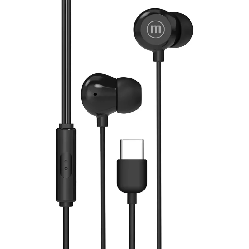 Слушалки тапи с микрофон MAXELL IN-BAX, USB-C - Image 2