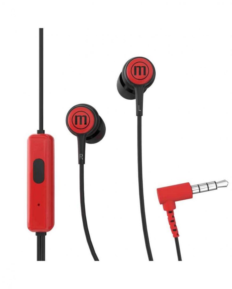 Слушалки тапи с микрофон MAXELL IN-TIPS RED - Image 2