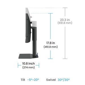 Монитор за фото и видео редактиране BenQ SW242Q, 24.1", IPS, 2K, HDR10 - Image 4