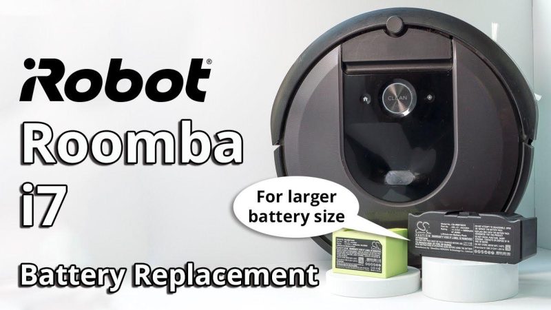 Батерия за прахосмукачка iRobot 5150, 7150, Roomba e5, Roomba i8 4624864  LiIon 14,4V 5200mAh CAMERON SINO - Image 9