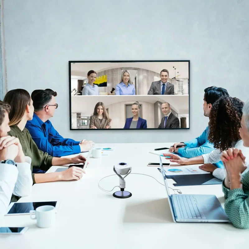 Камера за видеоконференции, j5create JVU368,360°,Full HD 1080p,USB™ UVC/UAC plug-and-play,HDR,AI функция - Image 4