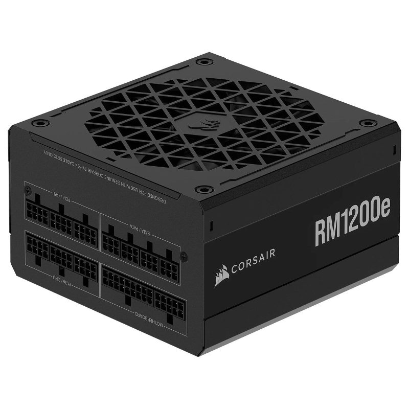Захранващ блок Corsair RM1200e 1200W 80+ Gold ATX 3.1, Fully Modular - Image 2