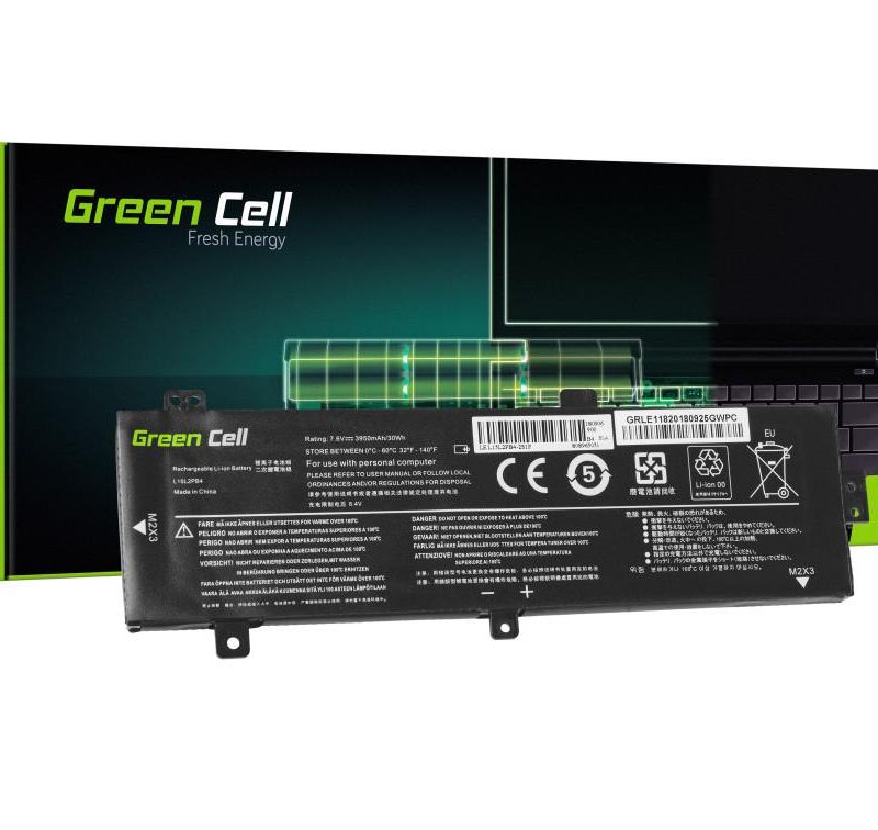 Батерия за лаптоп GREEN CELL, Lenovo L15C2PB3 L15L2PB4 L15M2PB3 L15S2TB0 for Lenovo Ideapad 310-15 IAP 310-15IKB 310-15ISK 510-15IKB 510-15ISK 7,6V 3500mAh