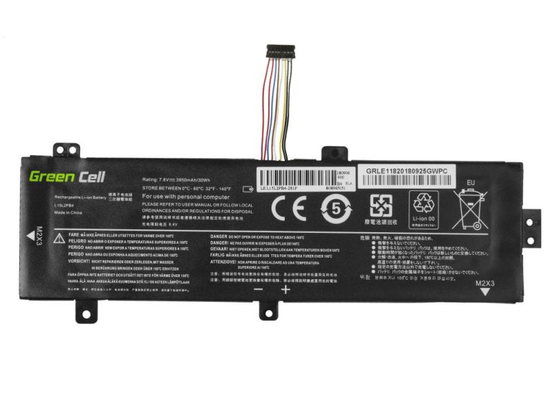 Батерия за лаптоп GREEN CELL, Lenovo L15C2PB3 L15L2PB4 L15M2PB3 L15S2TB0 for Lenovo Ideapad 310-15 IAP 310-15IKB 310-15ISK 510-15IKB 510-15ISK 7,6V 3500mAh - Image 4