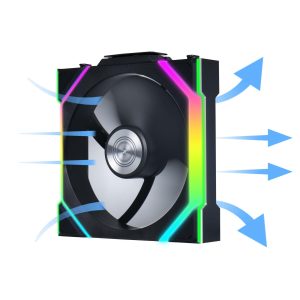 Вентилатор Lian Li UNI FAN SL Wireless ARGB PWM - 120 mm Черен - Image 2