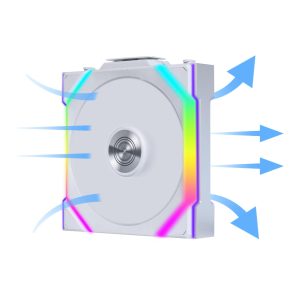 Вентилатор Lian Li UNI FAN SL Wireless ARGB PWM - 120 mm Бял - Image 2