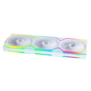 Вентилатори 3бр Lian Li UNI FAN SL Wireless ARGB PWM Reverse Blade - 120 mm Бели + Контролер - Image 2