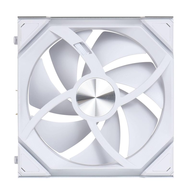 Вентилатори 3бр Lian Li UNI FAN SL Wireless ARGB PWM Reverse Blade - 120 mm Бели + Контролер - Image 6