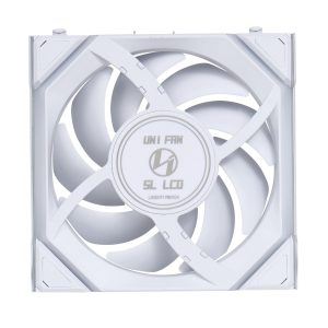 Вентилатор Lian Li UNI FAN SL Wireless LCD Reverse Blade ARGB PWM - 120 mm Бял - Image 5