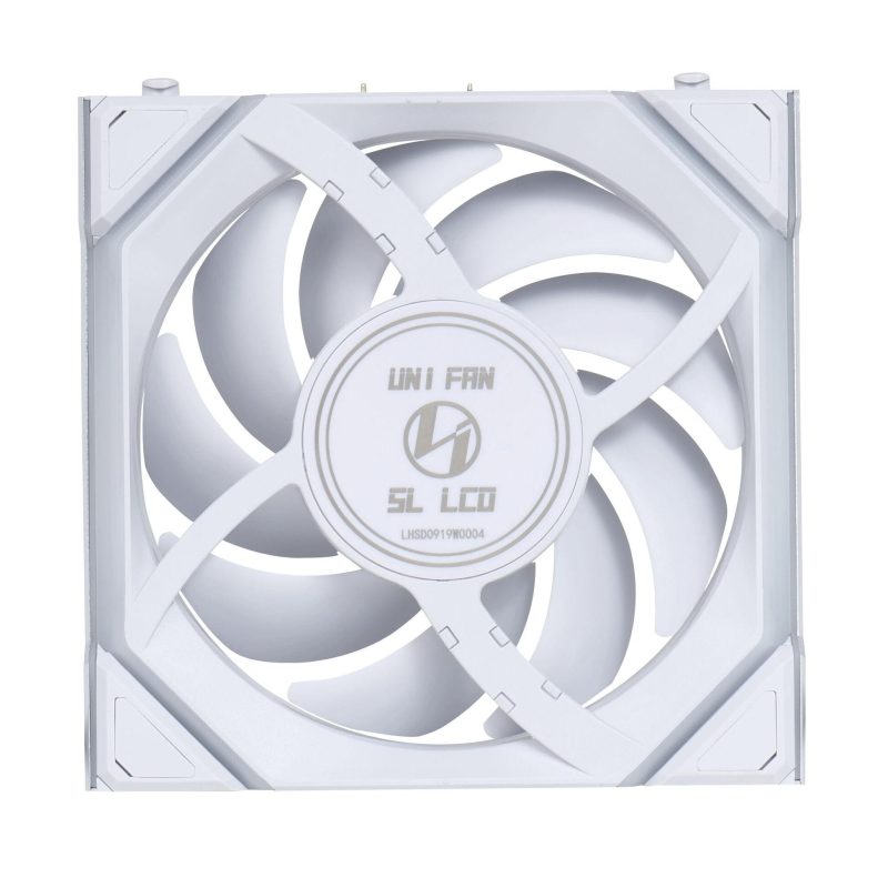 Вентилатор Lian Li UNI FAN SL Wireless LCD Reverse Blade ARGB PWM - 120 mm Бял - Image 5