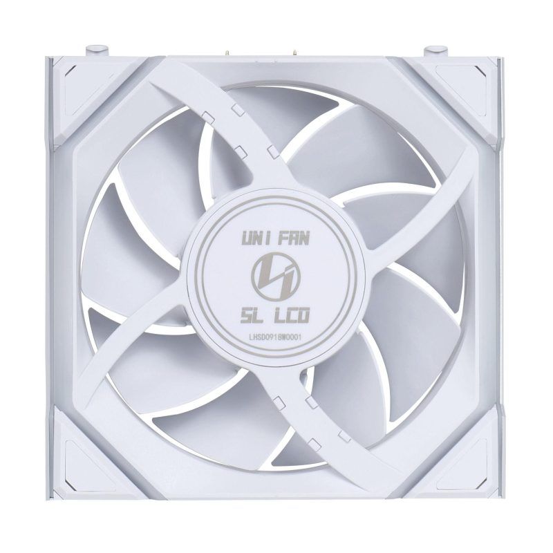 Вентилатори 3бр Lian Li UNI FAN SL Wireless LCD ARGB PWM - 120 mm Бели - Image 7