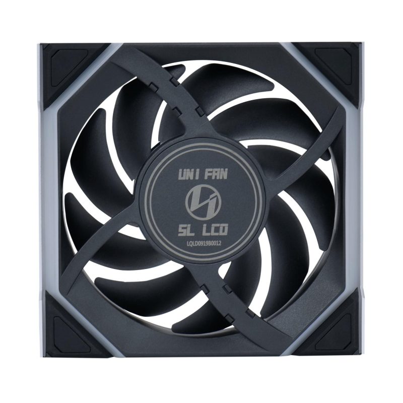 Вентилатори 3бр Lian Li UNI FAN SL Wireless LCD Reverse Blade ARGB PWM - 120 mm Черни - Image 7
