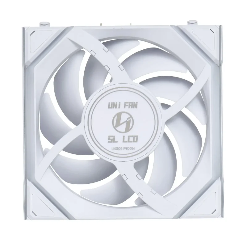 Вентилатори 3бр Lian Li UNI FAN SL Wireless LCD Reverse Blade ARGB PWM - 120 mm Бели - Image 7
