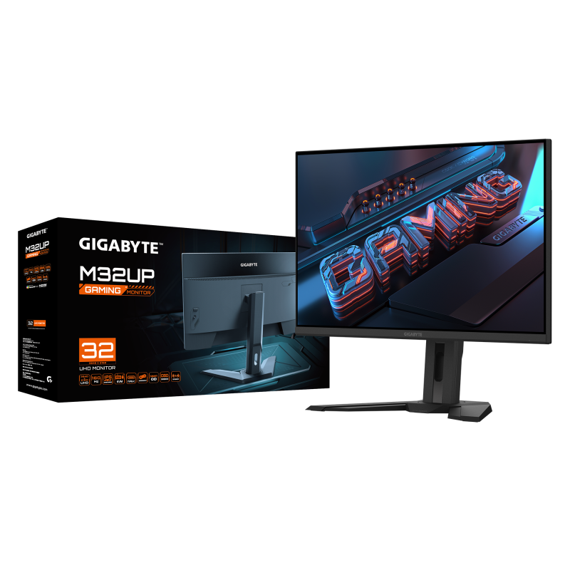 Геймърски Монитор GIGABYTE M32UP - 31.5 SS IPS 4K UHD, 160Hz, 1ms - Image 8