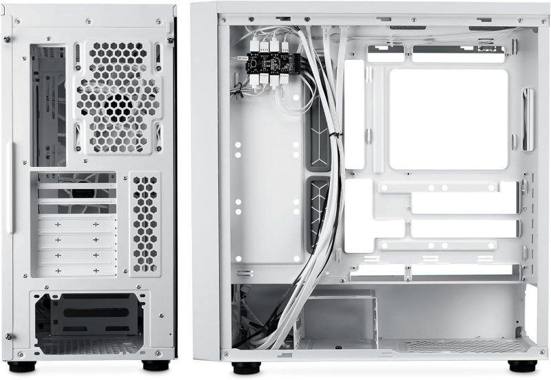 Кутия CoolerMaster MasterBox 600 - White ARGB - Image 6