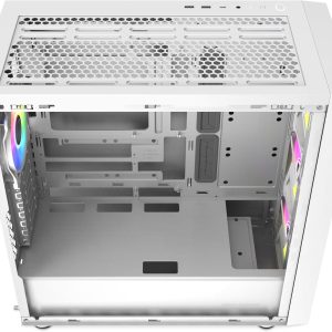 Кутия CoolerMaster MasterBox 600 - White ARGB - Image 5