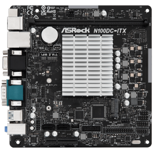 Дънна платка ASROCK N100DC-ITX, Intel® Quad-Core Processor N105, Mini-ITX - Image 2