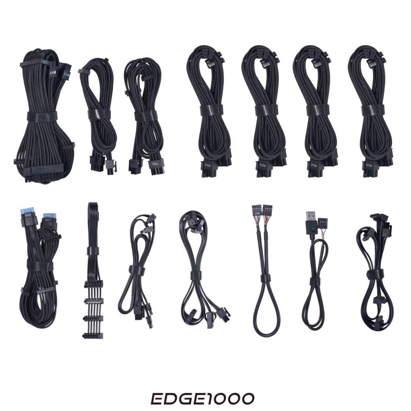 Захранващ блок Lian Li EDGE EG1000 Black 1000W 80+ Platinum PCIe 5.1, ATX 3.1 - Image 9