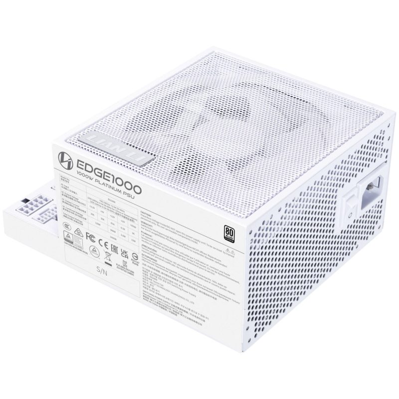 Захранващ блок Lian Li EDGE EG1000 White 1000W 80+ Platinum PCIe 5.1, ATX 3.1 - Image 4