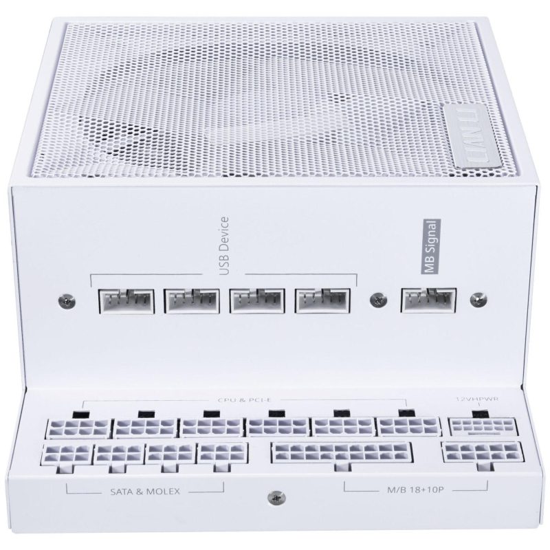 Захранващ блок Lian Li EDGE EG1000 White 1000W 80+ Platinum PCIe 5.1, ATX 3.1 - Image 6