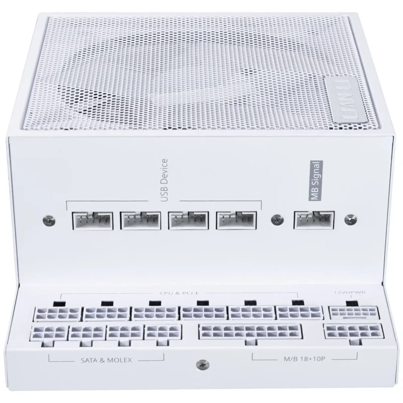 Захранващ блок Lian Li EDGE EG1300 White 1300W 80+ Platinum PCIe 5.1, ATX 3.1 - Image 6