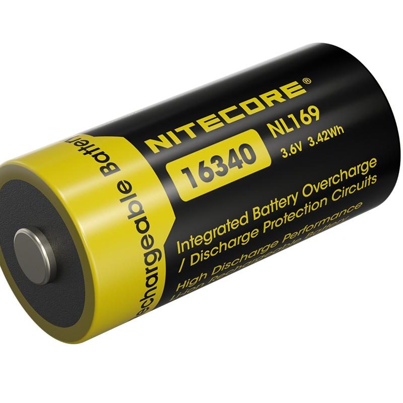 Акумулаторна батерия CR-123 LiIon  3,7V 16340 950mAh NITECORE