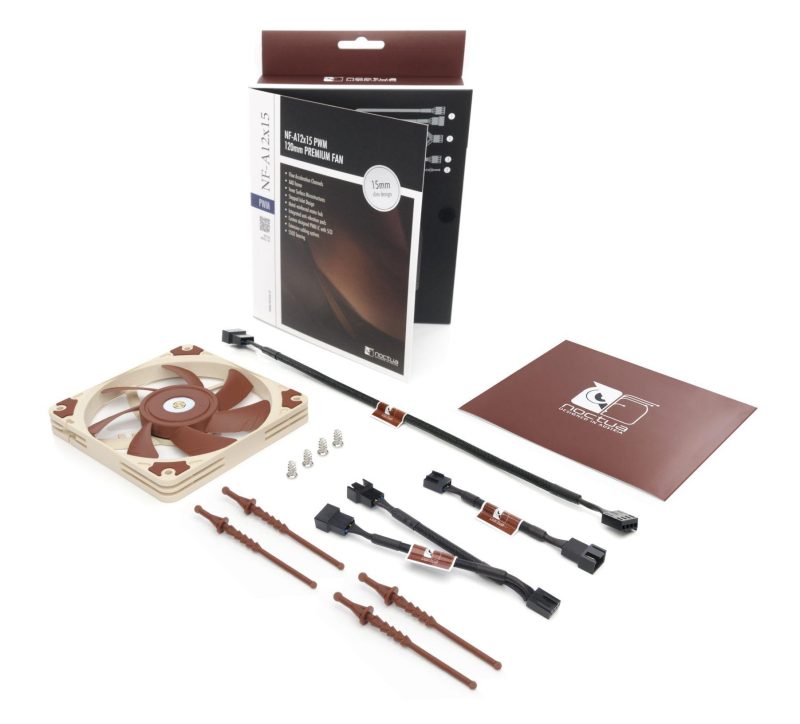 Вентилатор Noctua NF-A12x15 PWM, 120 mm - Image 5