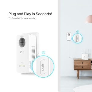 PowerLine адаптер TP-Link TL-WPA8631P WiFi, 1 брой - Image 4