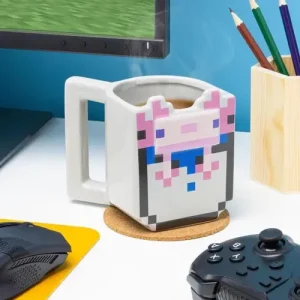Чаша Paladone Minecraft - Bucket of Axolotl shaped Mug (400ml), PP11368MCF - Image 4