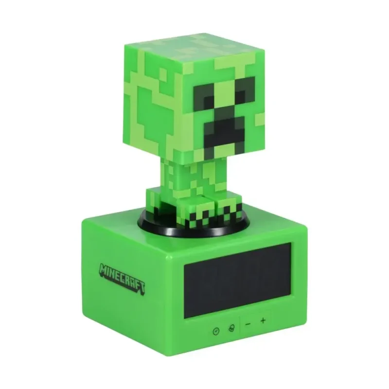 Часовник с аларма Paladone: Minecraft - Creeper Icon Alarm Clock, PP11369MCFV3 - Image 2