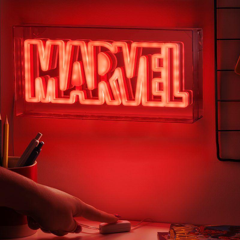 Лампа Paladone: Marvel - LED Neon Light, PP13125MC - Image 3