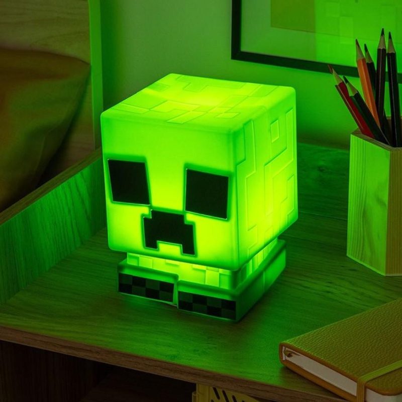 Лампа Paladone: Minecraft - Creeper SquishyGlo Silicone Light Rechargeable, PP14710MCF - Image 5