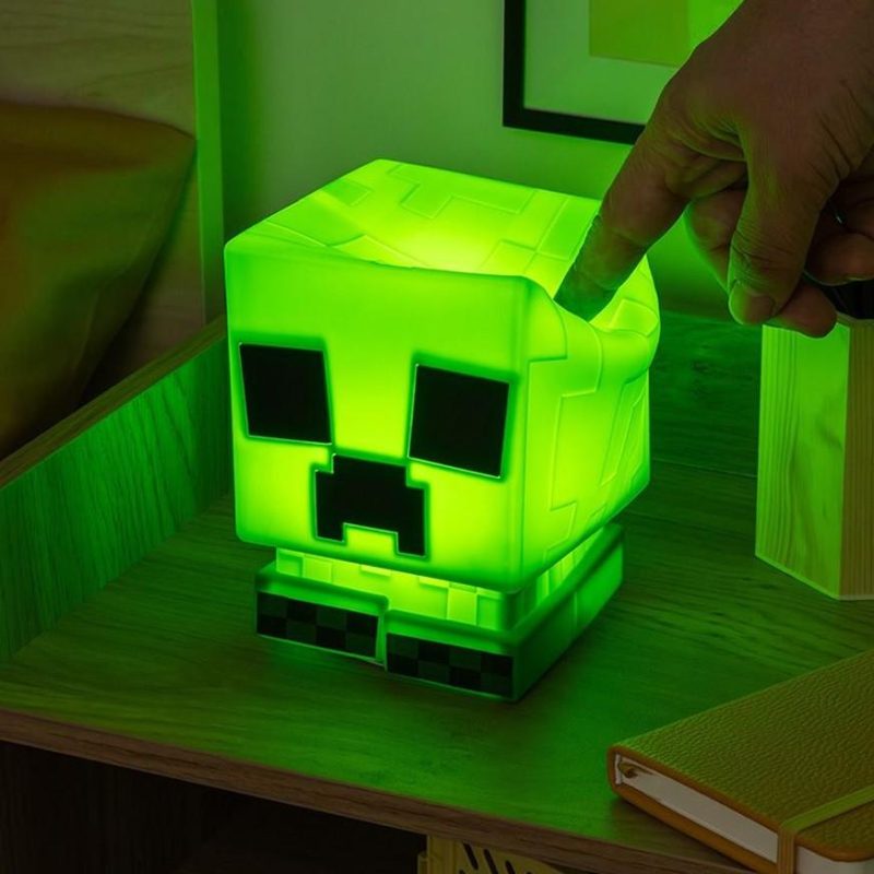 Лампа Paladone: Minecraft - Creeper SquishyGlo Silicone Light Rechargeable, PP14710MCF - Image 6