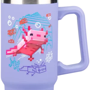 Чаша Paladone: Minecraft - Purple 900ml Multiway Travel Cup Straw,  PP14948MCF - Image 5