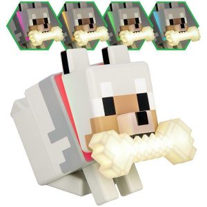 Лампа Paladone Glo Buddies: Minecraft - Wolf Light, PP14761MCF - Image 2